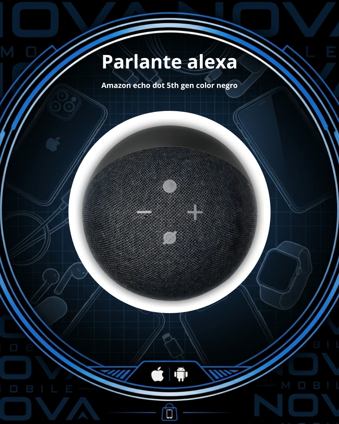 Parlante Alexa Amazon echo dot 5th gen color negro ¡¡OFERTA CYBERDAY!!