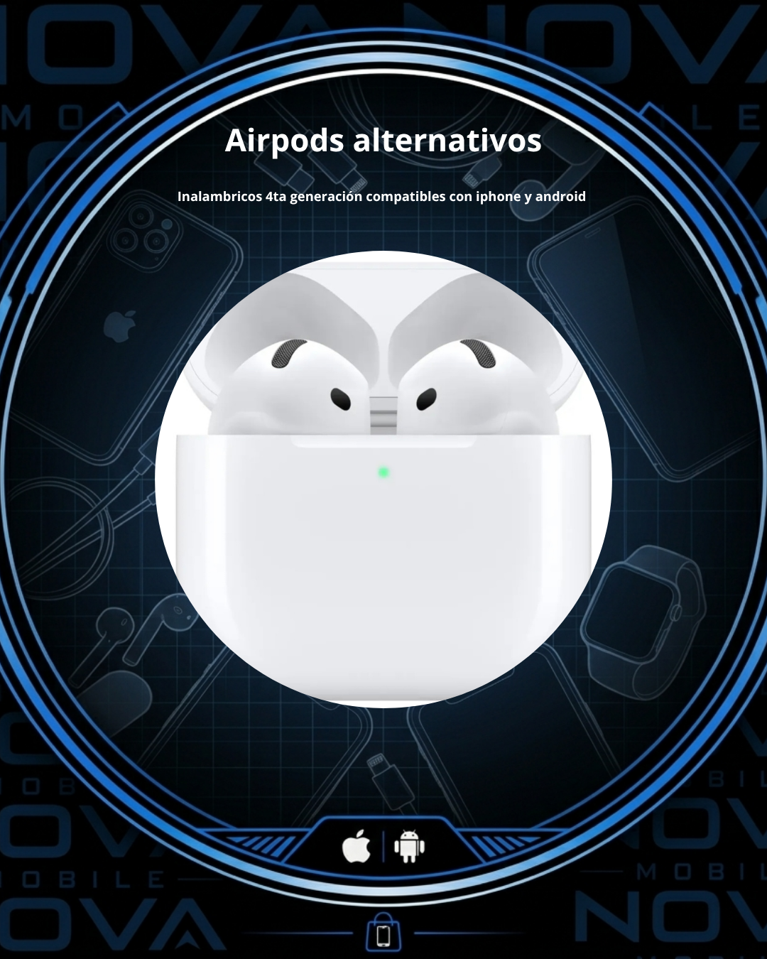 Airpods alternativos / 4ta generación inalámbricos compatibles con iphone y android ¡¡OFERTA CYBERDAY!!